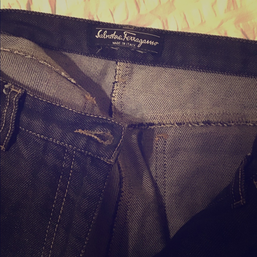 Black Wash Salvatore Ferragamo Women's Jeans